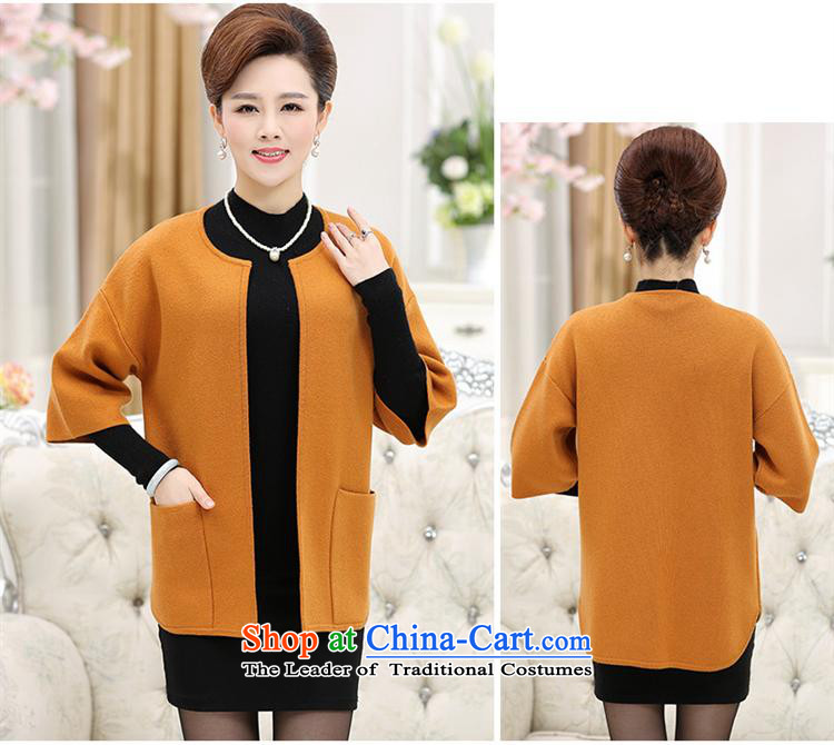 Orange Tysan *2015 winter clothing in the new Elderly Women 7 cuff knitted jackets for larger mother in long wool coat black 125 pictures, prices, brand platters! The elections are supplied in the national character of distribution, so action, buy now enjoy more preferential! As soon as possible.