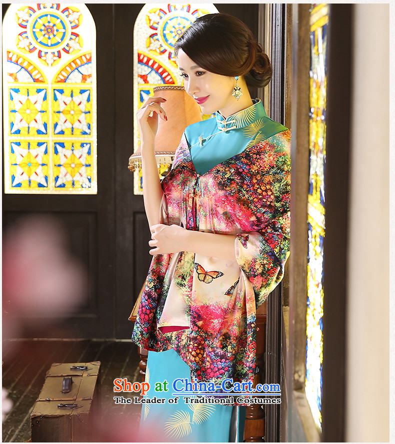 The cross-sa dandelion qipao autumn 2015 retro long load new improved cheongsam dress stylish medium to long term, temperament cheongsam dress ZA9802 picture color L photo, prices, brand platters! The elections are supplied in the national character of distribution, so action, buy now enjoy more preferential! As soon as possible.