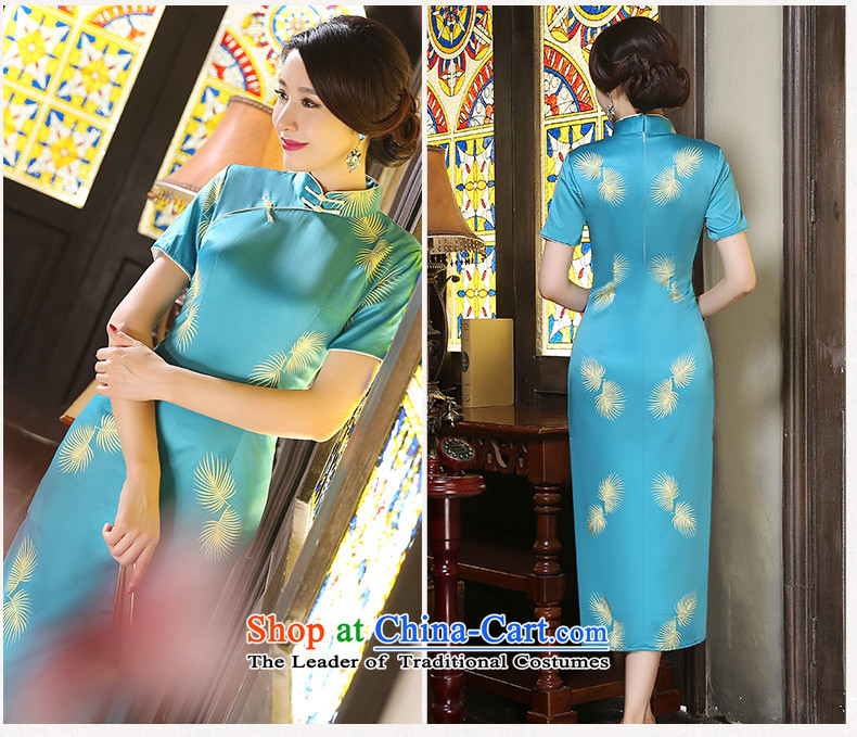 The cross-sa dandelion qipao autumn 2015 retro long load new improved cheongsam dress stylish medium to long term, temperament cheongsam dress ZA9802 picture color L photo, prices, brand platters! The elections are supplied in the national character of distribution, so action, buy now enjoy more preferential! As soon as possible.