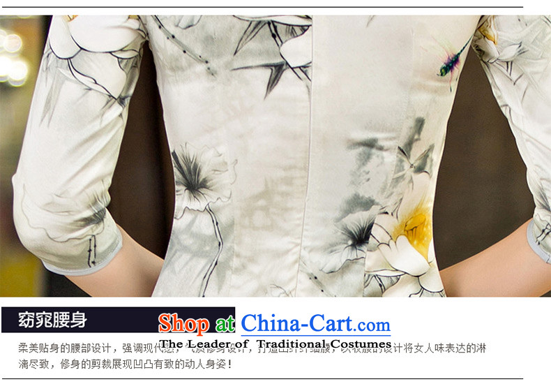 I should be grateful if you would have the ink 歆 Day 2015 new double qipao qipao improved retro fitted autumn in cuff cheongsam dress dress tea service M11032 picture color M brand, prices, picture platters! The elections are supplied in the national character of distribution, so action, buy now enjoy more preferential! As soon as possible.