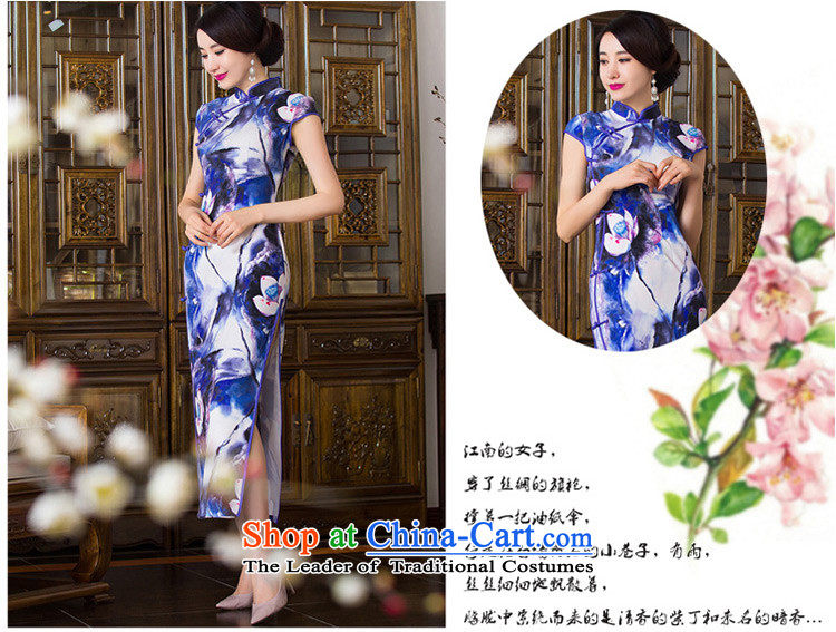 Yuan of Lan Ting 2015 new cheongsam autumn long, Stylish retro double in the skirt of Qipao Ms. cheongsam dress QD289 dress photo color pictures, prices, XXL brand platters! The elections are supplied in the national character of distribution, so action, buy now enjoy more preferential! As soon as possible.