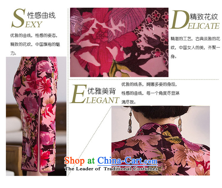 The Mute to 2015 retro 歆 improved qipao autumn new) cuff qipao gown in load mother long cheongsam dress QD281 picture color L photo, prices, brand platters! The elections are supplied in the national character of distribution, so action, buy now enjoy more preferential! As soon as possible.
