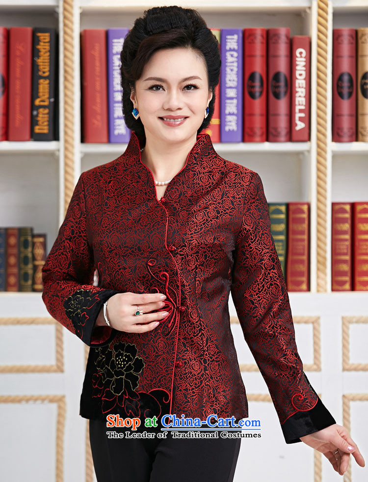 The elderly in the new paragraph GENYARD Ms. Chinese Tang dynasty improvement during the spring and autumn mother Tang Red XXL picture, prices, brand platters! The elections are supplied in the national character of distribution, so action, buy now enjoy more preferential! As soon as possible.