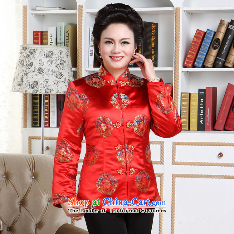 The elderly in new GENYARD Happy Middle-aged Tang Dynasty Ms. Fall/Winter Collections of older women's robe Tang dynasty 9005 red cotton jacket grandma M picture, prices, brand platters! The elections are supplied in the national character of distribution, so action, buy now enjoy more preferential! As soon as possible.
