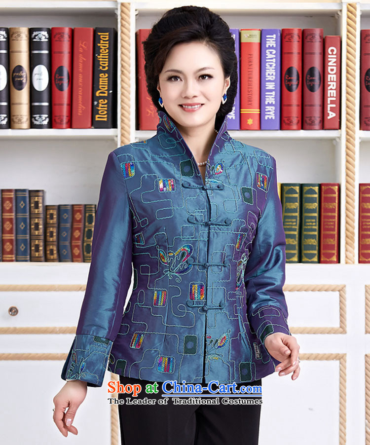 The elderly in new GENYARD spring and autumn replacing Tang dynasty women of ethnic Chinese China wind embroidered long-sleeved Ms. teahouse shirt red XL Photo, prices, brand platters! The elections are supplied in the national character of distribution, so action, buy now enjoy more preferential! As soon as possible.