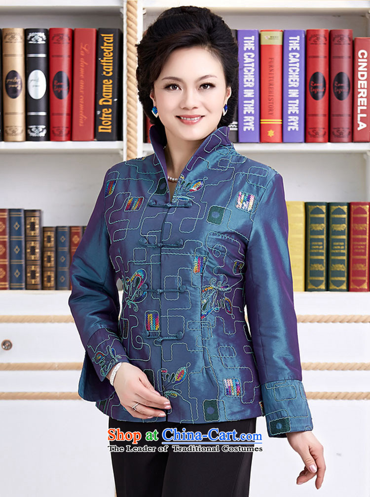 The elderly in new GENYARD spring and autumn replacing Tang dynasty women of ethnic Chinese China wind embroidered long-sleeved Ms. teahouse shirt red XL Photo, prices, brand platters! The elections are supplied in the national character of distribution, so action, buy now enjoy more preferential! As soon as possible.