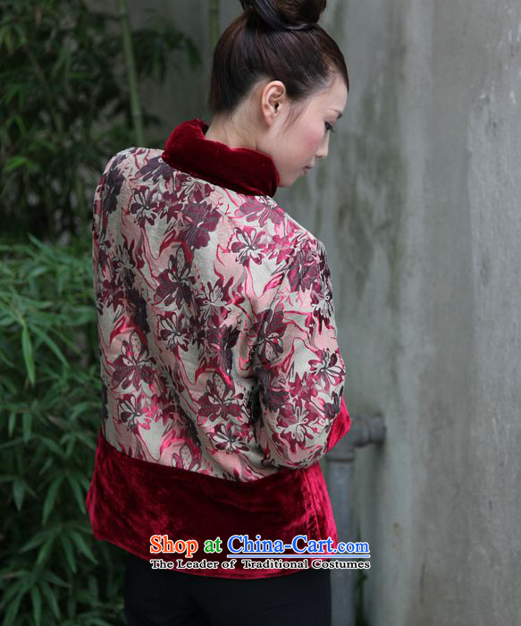 The elderly in the Tang dynasty GENYARD stylish Ms. Tang dynasty winter coat cotton coat long-sleeved jacket mother autumn and winter cotton red XXXXL picture, prices, brand platters! The elections are supplied in the national character of distribution, so action, buy now enjoy more preferential! As soon as possible.