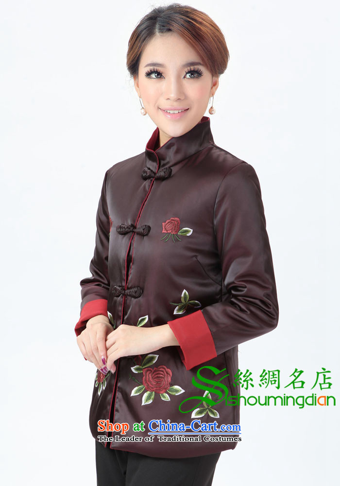 The elderly mother GENYARD winter Ms. Winter embroidery peony flowers long-sleeved jacket coat Tang dynasty 298 green M picture, prices, brand platters! The elections are supplied in the national character of distribution, so action, buy now enjoy more preferential! As soon as possible.