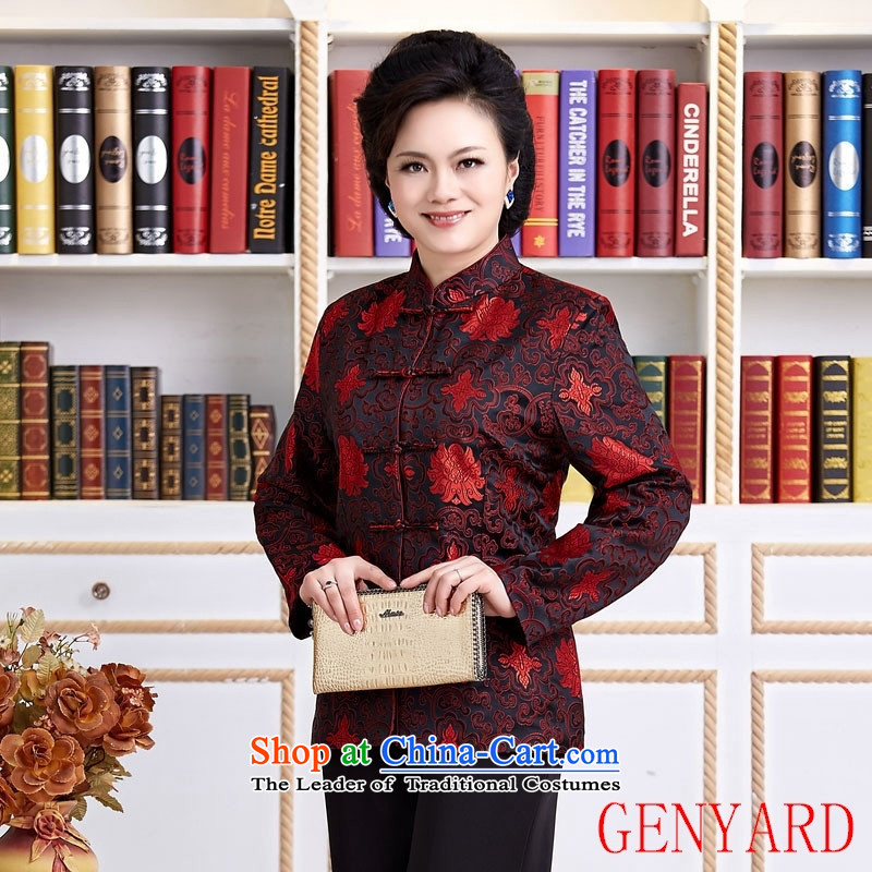 The elderly in the Tang dynasty GENYARD female Chinese national women's clothing casual wear costumes black M,GENYARD,,, shopping on the Internet