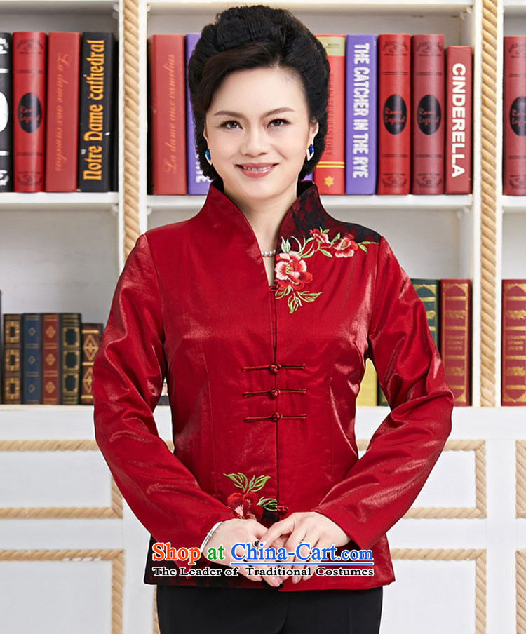 Ms. Tang dynasty GENYARD spring and autumn installed China wind long-sleeved blouses and stylish modern TANG Sau San women's clothing red XXL pictures annual meeting, prices, brand platters! The elections are supplied in the national character of distribution, so action, buy now enjoy more preferential! As soon as possible.