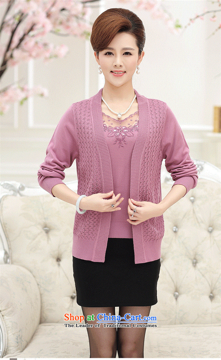Load New GENYARD autumn mother boxed long-sleeved loose Knitted Shirt 40-50-year-old middle-aged women cardigan really two kits purple M picture, prices, brand platters! The elections are supplied in the national character of distribution, so action, buy now enjoy more preferential! As soon as possible.