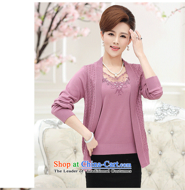 Load New GENYARD autumn mother boxed long-sleeved loose Knitted Shirt 40-50-year-old middle-aged women cardigan really two kits purple M picture, prices, brand platters! The elections are supplied in the national character of distribution, so action, buy now enjoy more preferential! As soon as possible.