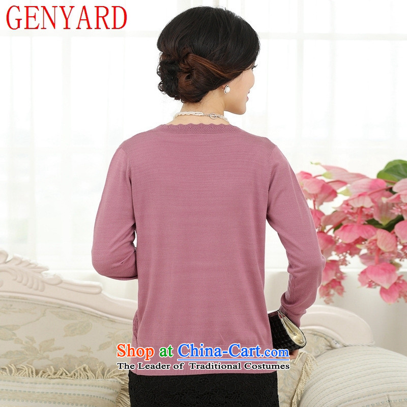 In the spring and autumn girls aged GENYARD2015 jackets of older persons long-sleeved loose a middle-aged man with two mother kit shirt orange M 100 catties ,GENYARD,,, within shopping on the Internet