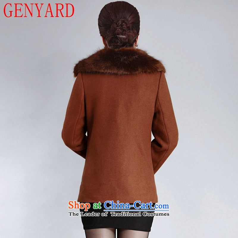 Middle-aged female replacing mother GENYARD40-50 in long-Nagymaros case? for older wool a wool coat of winter clothing in red 5XL,GENYARD,,, shopping on the Internet