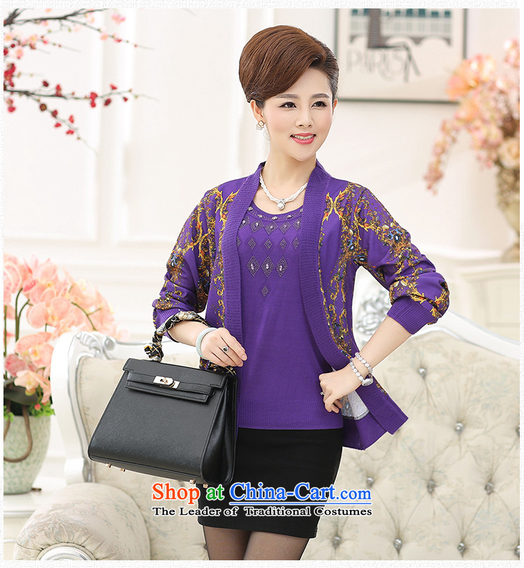 The fall of new, GENYARD2015 elderly really two kits Knitted Shirt LADIES CARDIGAN larger mother woolen sweater blue jacket XL( recommendations 120-135 catty) Picture, prices, brand platters! The elections are supplied in the national character of distribution, so action, buy now enjoy more preferential! As soon as possible.