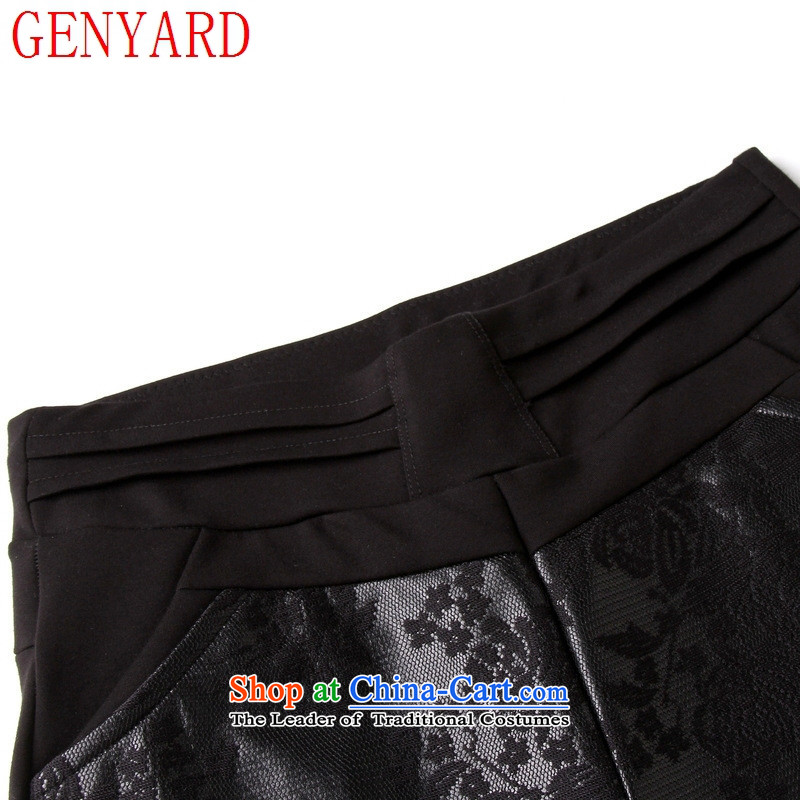 The elderly in the new GENYARD women fall inside large middle-aged female casual pants pants elastic waist mother tight trousers 8803 Black 3XL,GENYARD,,, Sau San shopping on the Internet