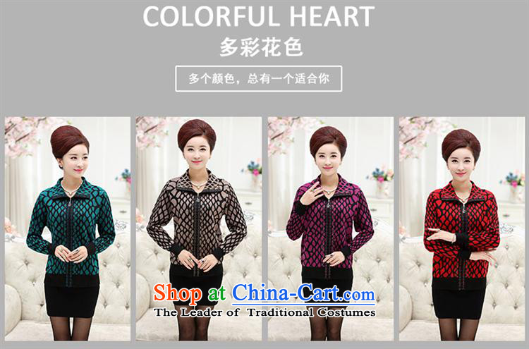 Genyard autumn and winter in the new Elderly Women Fleece Jacket Mother of older persons with LADIES CARDIGAN cashmere sweater large red replace grandma XL Photo, prices, brand platters! The elections are supplied in the national character of distribution, so action, buy now enjoy more preferential! As soon as possible.