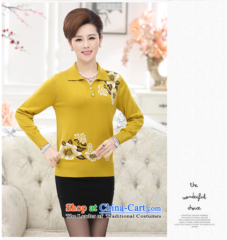 Replace Replace the autumn GENYARD2015 mother lapel long-sleeved sweater knit-middle-aged women in women's large older fleece dark green L picture, prices, brand platters! The elections are supplied in the national character of distribution, so action, buy now enjoy more preferential! As soon as possible.