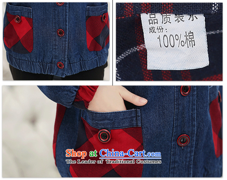 In the autumn of older women GENYARD thin coat of the middle-aged women's mother jackets low load grandma of older persons is a female jacket Denim blue 2XL Photo, prices, brand platters! The elections are supplied in the national character of distribution, so action, buy now enjoy more preferential! As soon as possible.