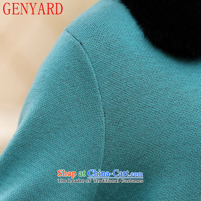 In the number of older women's GENYARD autumn replacing sweater jacket MOM pack for winter thick larger knitwear cardigan older persons jacket 2XL,GENYARD,,, red shopping on the Internet