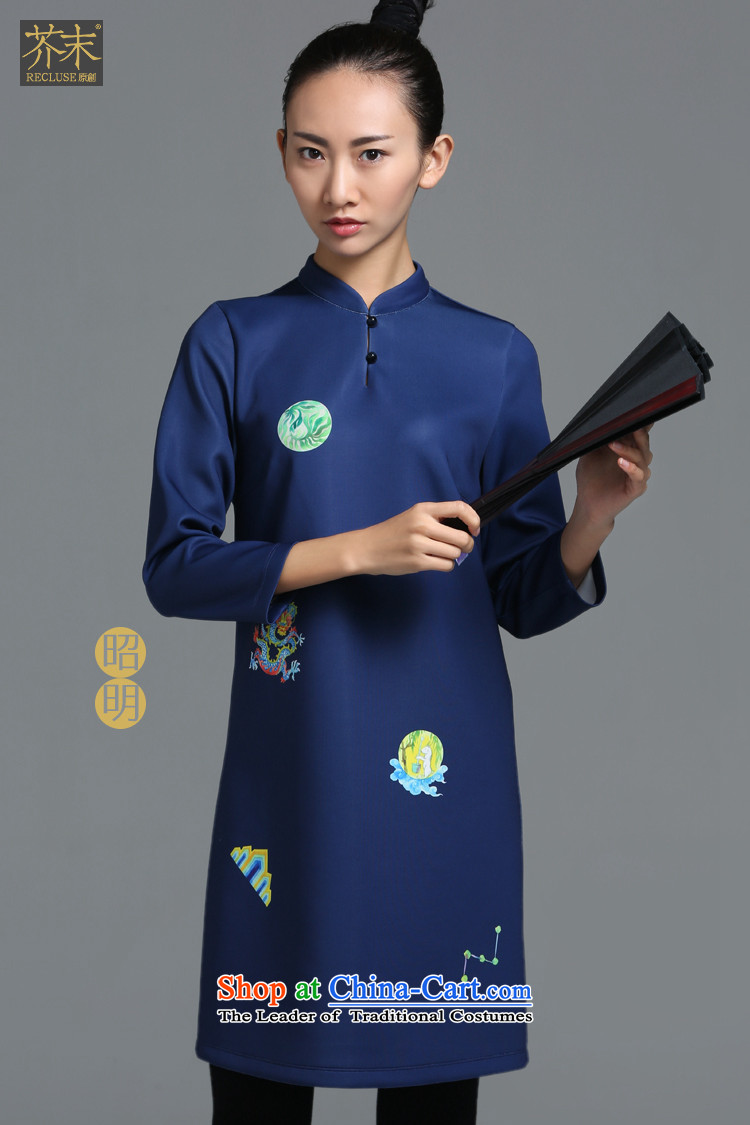 【 mustard original- Chiu-ming/China wind Chinese collar Designer) dress improved cheongsam dress female autumn and winter new stamp pre-sale prices, pictures, L brand platters! The elections are supplied in the national character of distribution, so action, buy now enjoy more preferential! As soon as possible.