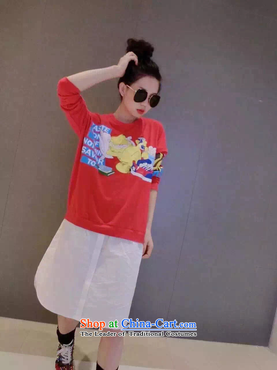 Use of Michelle European station Korean sweater stitching shirt stylish local winds are Code Red Picture, prices, brand platters! The elections are supplied in the national character of distribution, so action, buy now enjoy more preferential! As soon as possible.