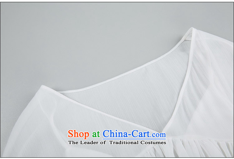 The Secretary for women shop .2015 involving new products for women clothes for larger women loose deep V-Neck lanterns cuff large flows of Netherlands, forming the CAMI white S picture, prices, brand platters! The elections are supplied in the national character of distribution, so action, buy now enjoy more preferential! As soon as possible.