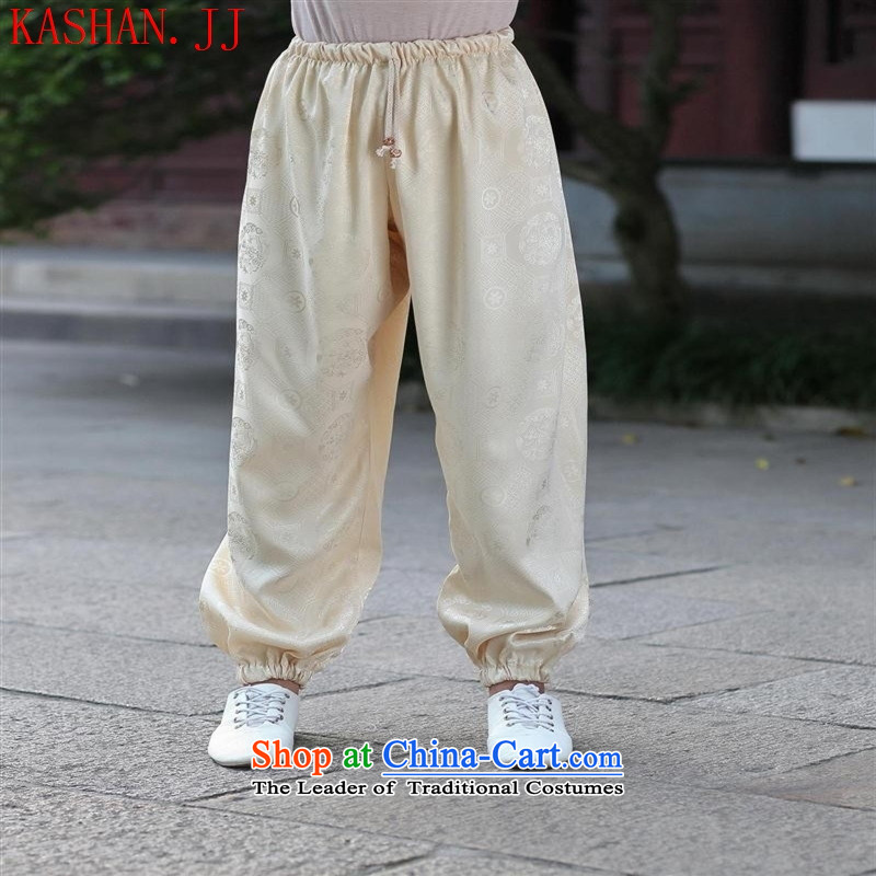 Mano-hwan's men Tang dynasty kit 2526-4) kung fu shirt collar new ethnic Han-Tang dynasty men in Lung White Kit 02 L, Susan Sarandon Zaoyuan (KASHAN.JJ card) , , , shopping on the Internet