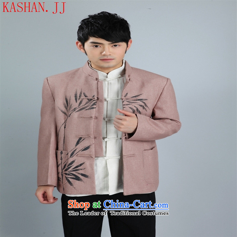 Mano-hwan's men of Tang Dynasty Chinese tunic, new 2355-2, Collar Korean suit services pack Black XXXL, TANG Shan House (KASHAN.JJ card) , , , shopping on the Internet