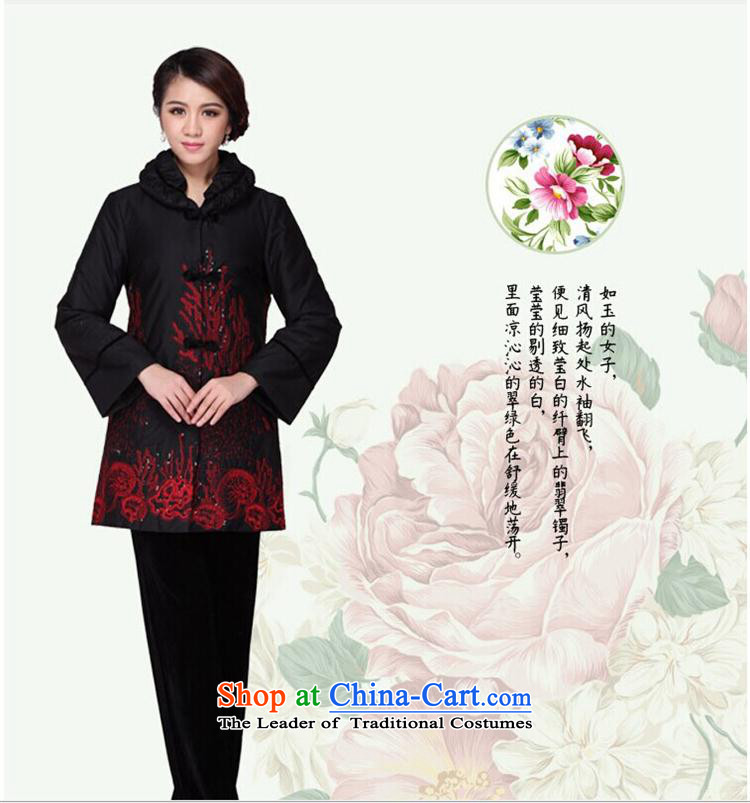 Mano-hwan's new National wind Ms. stylish Tang dynasty autumn and winter coat cotton coat in the Chinese long robe jacket of red XL Photo, prices, brand platters! The elections are supplied in the national character of distribution, so action, buy now enjoy more preferential! As soon as possible.