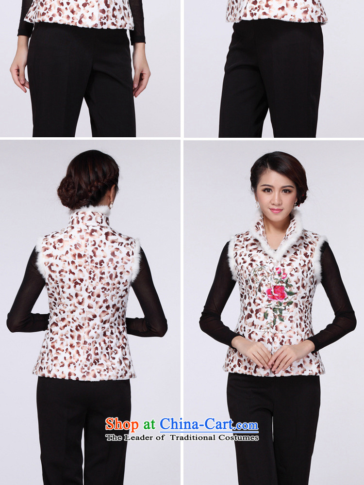 Mano-hwan's autumn and winter new Tang dynasty embroidery ma folder jacket retro-deduction of ethnic decoration seen wearing short of female embroidered vest XXXL white picture, prices, brand platters! The elections are supplied in the national character of distribution, so action, buy now enjoy more preferential! As soon as possible.