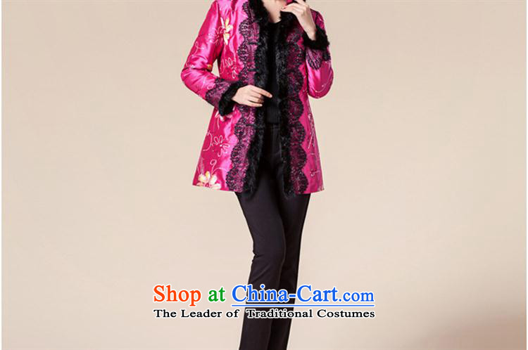 Mano-hwan's arts Tang dynasty new winter coat jacket female Chinese noble activity in rabbit hair long wire of Chinese cotton witch of red M picture, prices, brand platters! The elections are supplied in the national character of distribution, so action, buy now enjoy more preferential! As soon as possible.