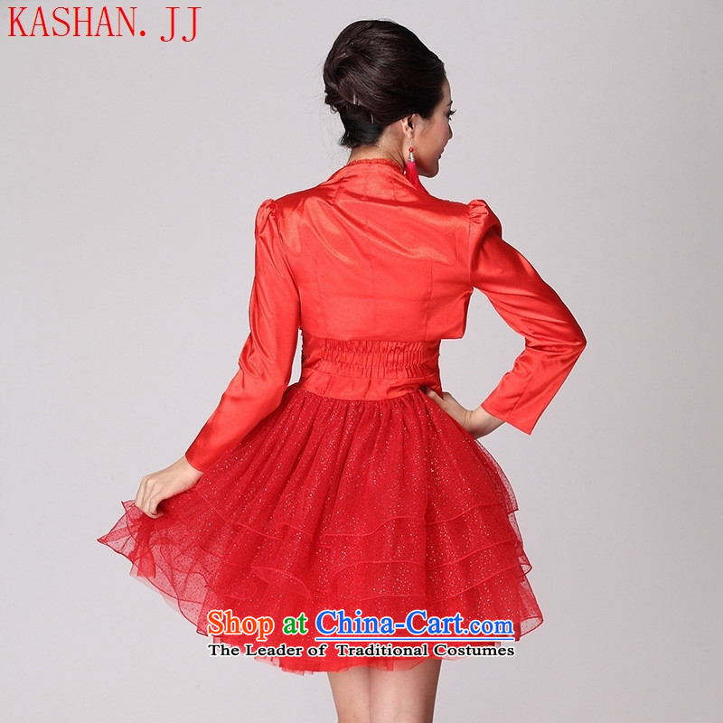 Mano-hwan's 2015 new cheongsam qipao gown updo marriage cheongsam dress red qipao red red , L, Susan Sarandon Zaoyuan (KASHAN.JJ card) , , , shopping on the Internet