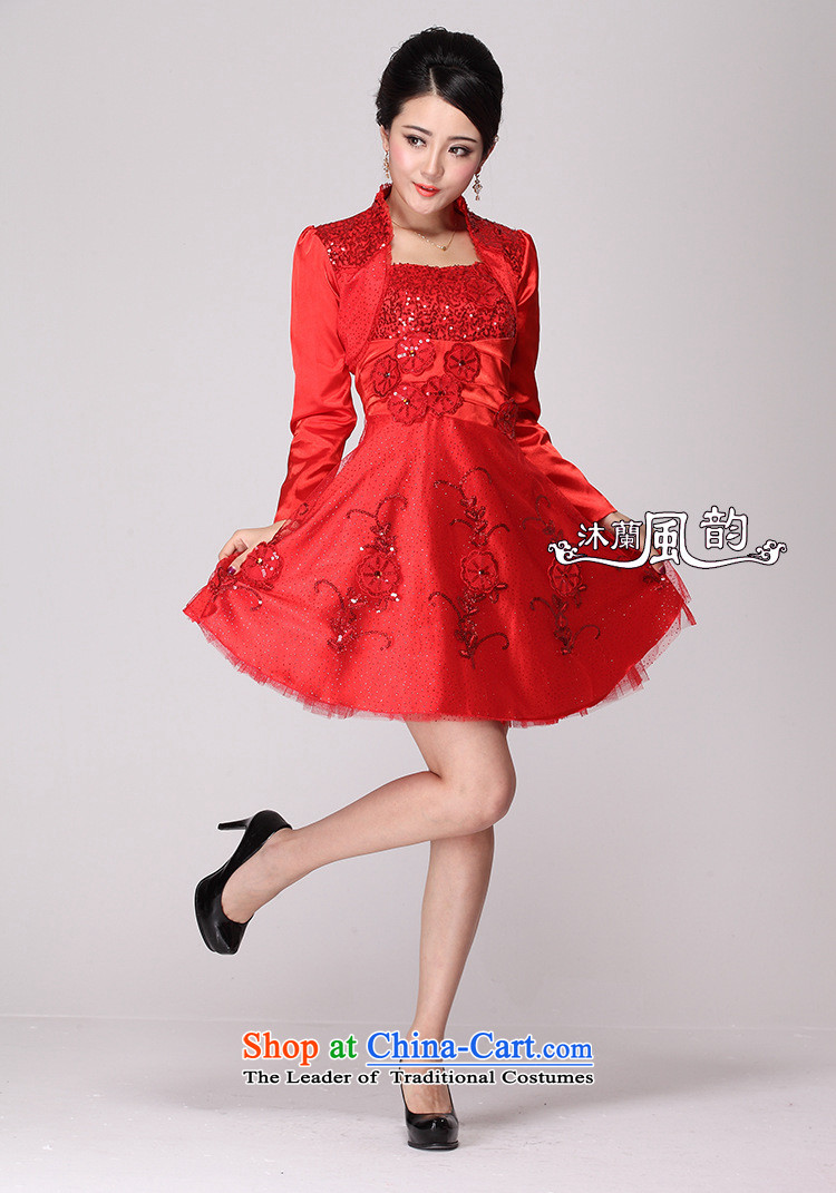 Mano-hwan's qipao updo wedding dresses marriage qipao two kits red qipao 2015 New Red XL Photo, prices, brand platters! The elections are supplied in the national character of distribution, so action, buy now enjoy more preferential! As soon as possible.
