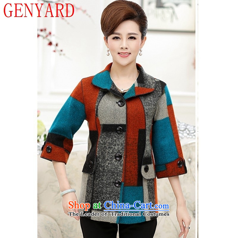 New Spring and Autumn GENYARD2015) women's gross is older. Large jacket cuff mother blouses red XL,GENYARD,,, shopping on the Internet