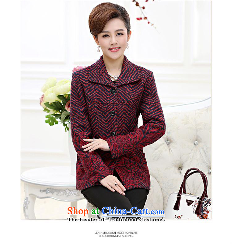 New Spring and Autumn GENYARD2015) women's gross is older large load mother coat grandma blouses red XXXXL picture, prices, brand platters! The elections are supplied in the national character of distribution, so action, buy now enjoy more preferential! As soon as possible.
