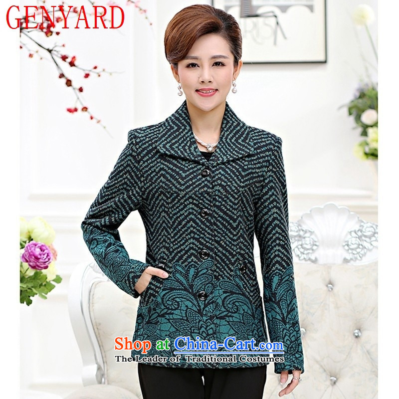 New Spring and Autumn GENYARD2015) women's gross is older large load mother coat grandma blouses red XXXXL,GENYARD,,, shopping on the Internet