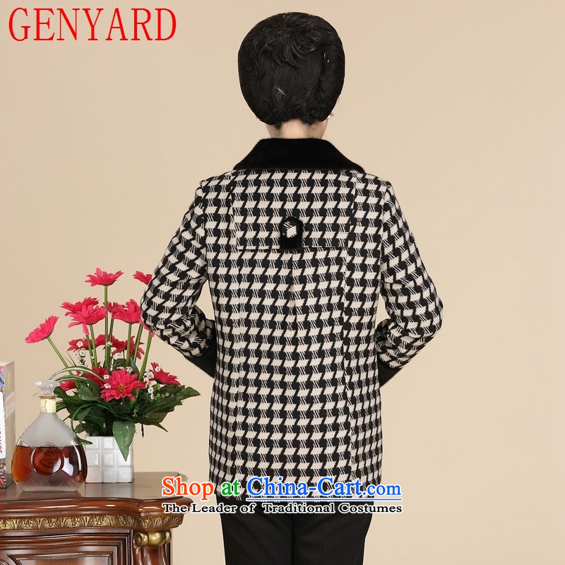 In the number of older women's GENYARD latticed jacket during the spring and autumn replacing middle-aged female stylish new large mother Code Red Jacket XXXL,GENYARD,,, gross? Online Shopping