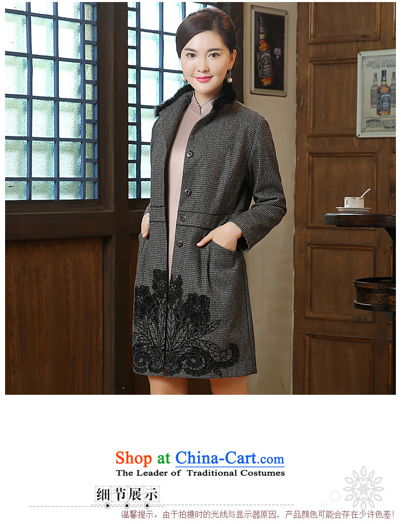 [Sau Kwun Tong] xu 2015 Fall/Winter Collections of advanced new lace embroidery on their gross gross? Chinese Tang jackets TC5916 Gray L picture, prices, brand platters! The elections are supplied in the national character of distribution, so action, buy now enjoy more preferential! As soon as possible.