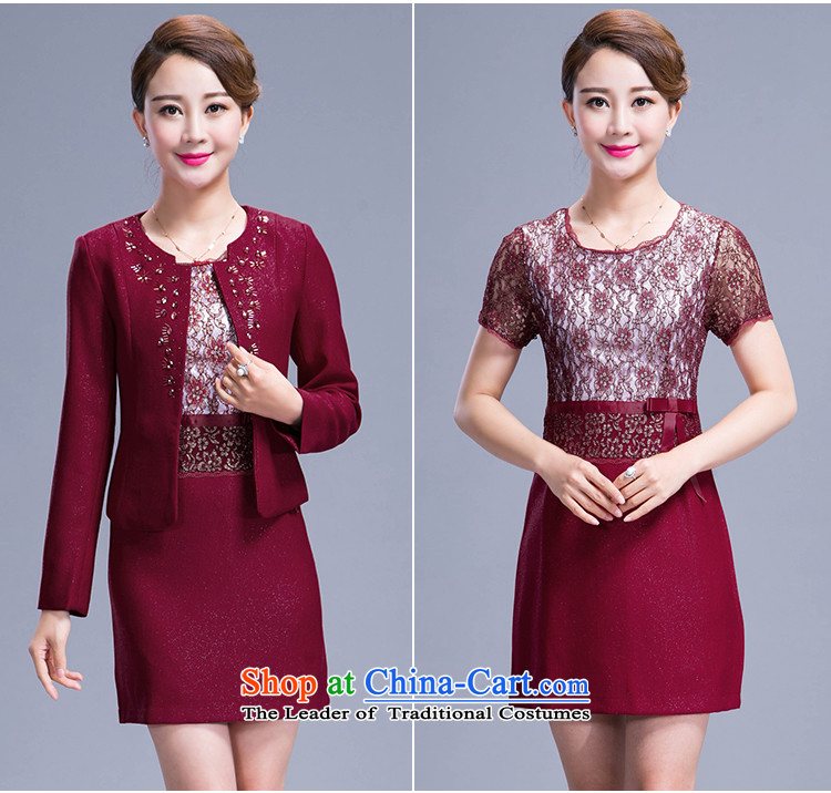 Ya-ting and fashion boutiques in autumn 2015, replacing the wedding dress large old mother with two-piece dresses red XXL picture, prices, brand platters! The elections are supplied in the national character of distribution, so action, buy now enjoy more preferential! As soon as possible.
