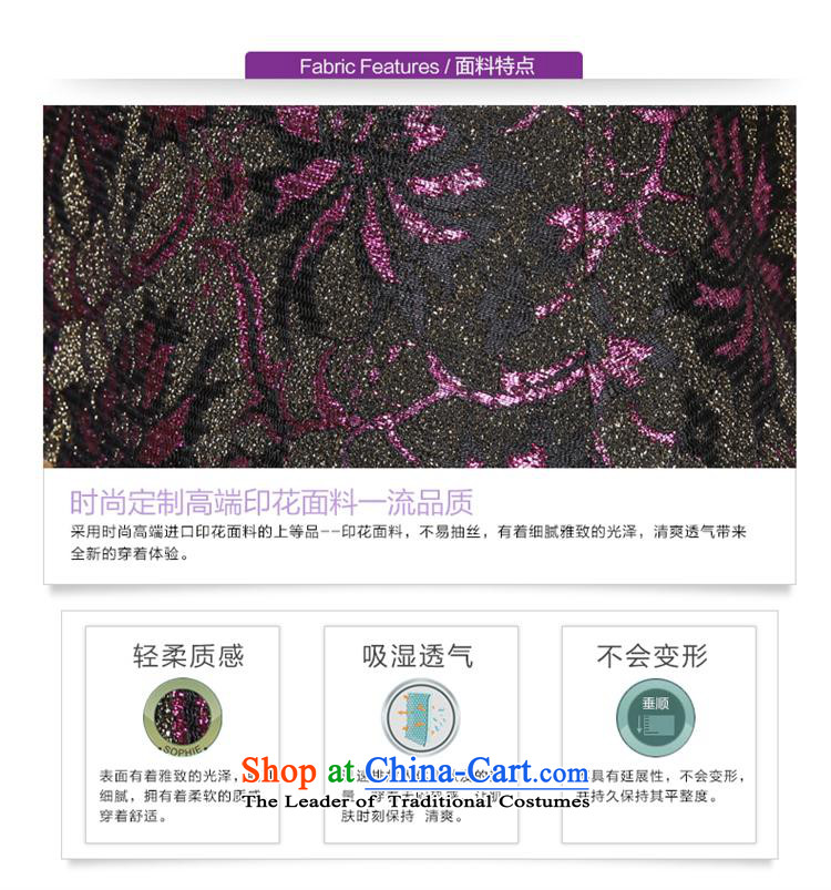 Ya-ting stylish shops 2015 new **** aristocratic western lace elegance with mother load long-sleeved autumn dresses purple XXL picture, prices, brand platters! The elections are supplied in the national character of distribution, so action, buy now enjoy more preferential! As soon as possible.