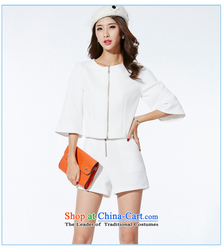 Ya-ting shop 15114 new zip 9 Choo-sleeved red pocket Korean English hot pants and sexy beauty of shorts white L pictures, Sau San price, brand platters! The elections are supplied in the national character of distribution, so action, buy now enjoy more preferential! As soon as possible.