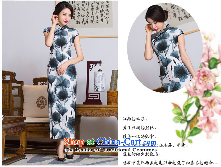 Ink Paintings in the book Xuan 2015 歆 long cheongsam with retro style Ms. Qiu cheongsam dress qipao gown improved long skirt QD290 picture color M brand, prices, picture platters! The elections are supplied in the national character of distribution, so action, buy now enjoy more preferential! As soon as possible.