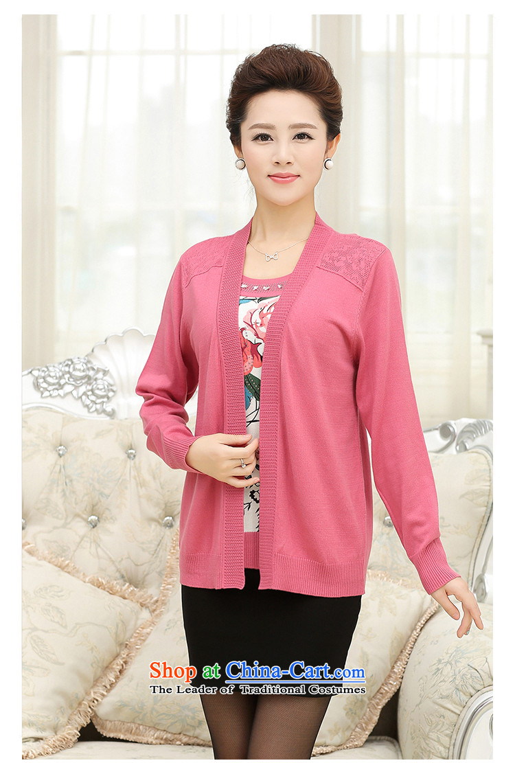 * The autumn and to store new products in the autumn of replacing mother with older summer stamp leave two long-sleeved T-shirt with round collar Knitted Shirt wholesale pink 2XL( recommendations 140-160 characters catty) Picture, prices, brand platters! The elections are supplied in the national character of distribution, so action, buy now enjoy more preferential! As soon as possible.