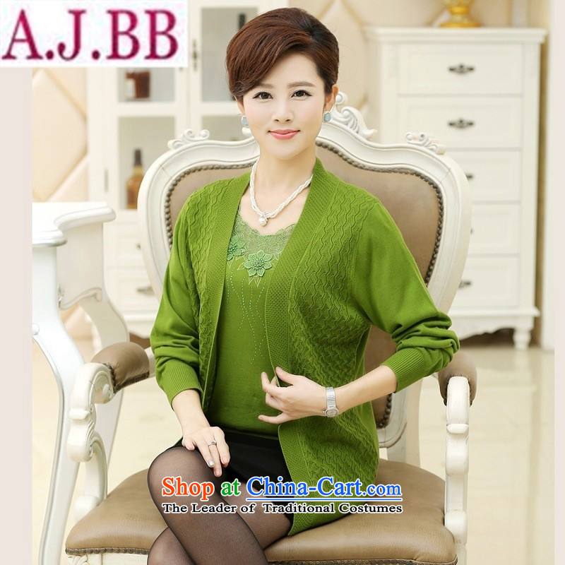 The Secretary for Health concerns of older women *2015 shops spring really two kits 40-50-year-old middle-aged moms knitting with long-sleeved by replacing the purple thread autumn XL( recommendations 120-140) and Jie (catty rvie.) , , , shopping on the I