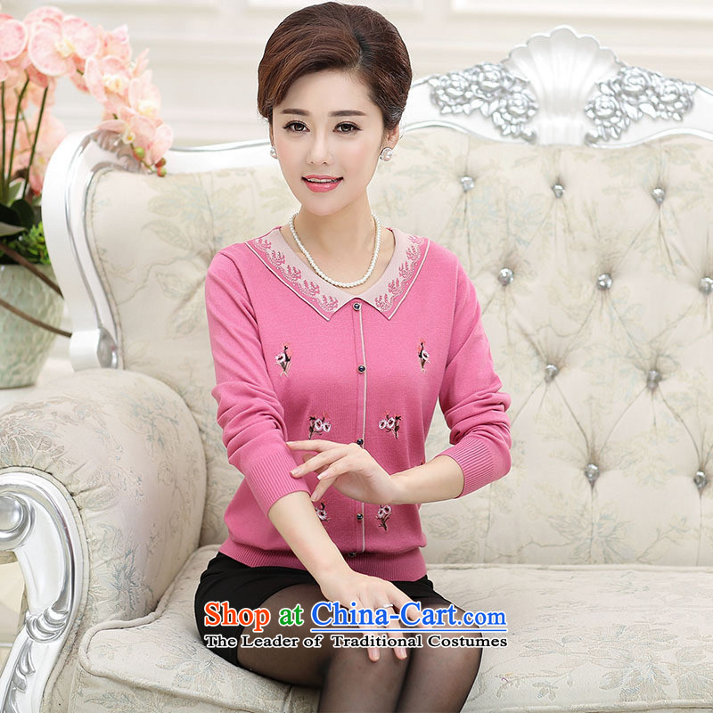 * The autumn and involve shop boxed-forming the new women's clothes in older mother woolen pullover long-sleeved T-shirt loose side for a generation of navy blue XL, and involved (rvie.) , , , shopping on the Internet
