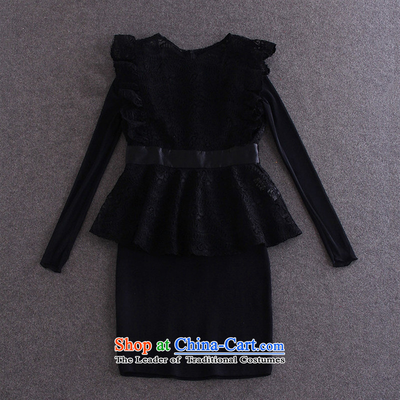 * The autumn and involve Shop Boxed New elegant sexy lace foutune i should be grateful if you would have tank top + long-sleeved dresses second piece Y30A27 black , and involved (rvie.) , , , shopping on the Internet