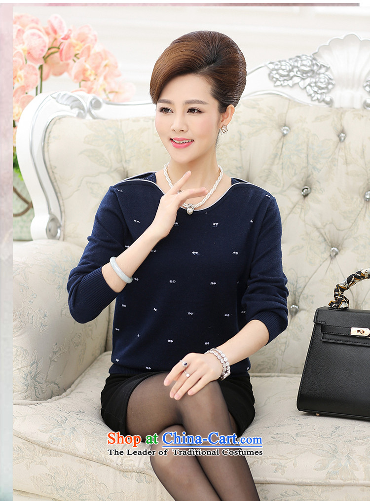 The Secretary for Health related shop women aged * install new spring and autumn long-sleeved shirt, older style knitting boxed loose sweater, forming the moms clothes dark red XL Photo, prices, brand platters! The elections are supplied in the national character of distribution, so action, buy now enjoy more preferential! As soon as possible.