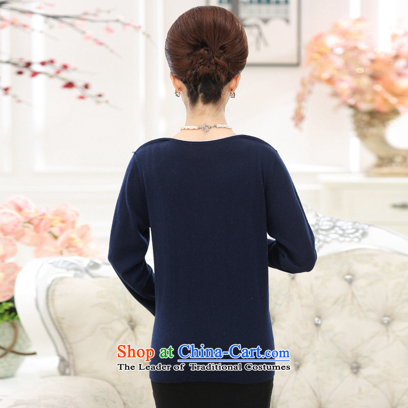The Secretary for Health related shop women aged * install new spring and autumn long-sleeved shirt, older style knitting boxed loose sweater, forming the moms clothes dark red XL, and involved (rvie.) , , , shopping on the Internet