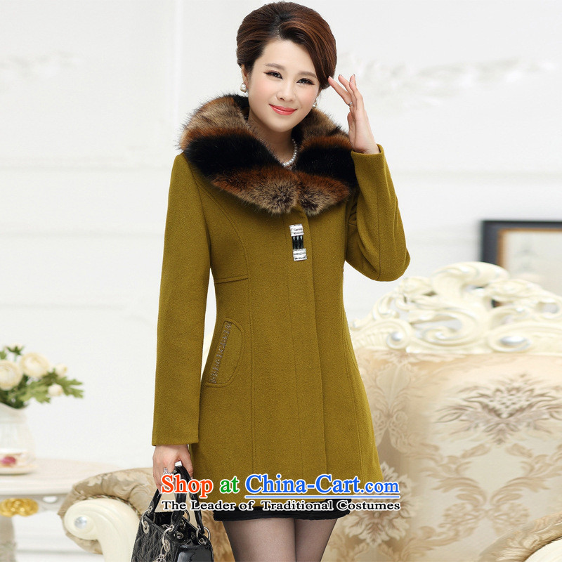 The Secretary for Health related shop * middle-aged female woolen coats wedding mother load? boxed long-sleeved sweater in autumn of the elderly in the large wine red 4XL, autumn and winter and involved (rvie.) , , , shopping on the Internet